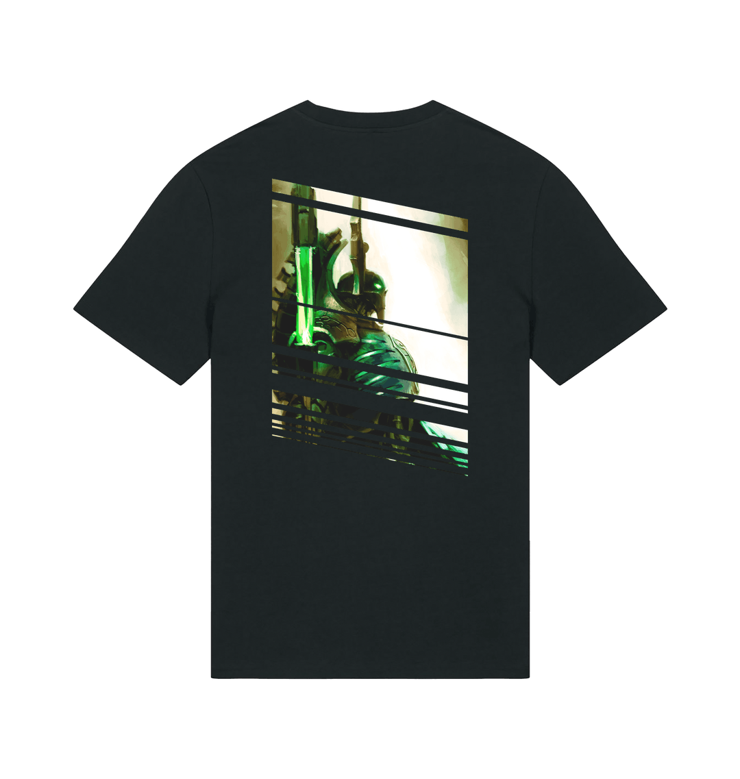 Black Printed T-shirt Back
