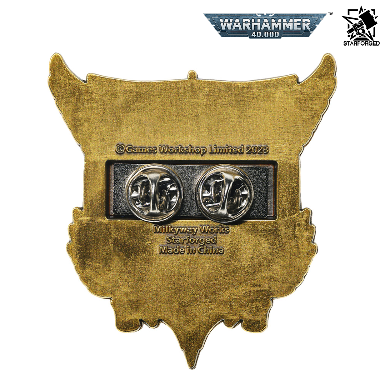 Starforged Warhammer 40,000 Roboute Guilliman Indomitus Crusade Campaign Pin Badge