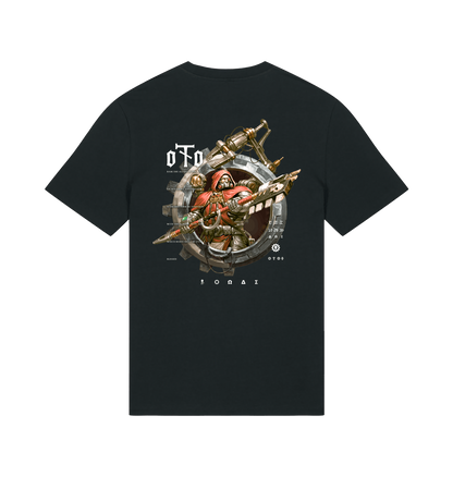 Black Printed T-shirt Back