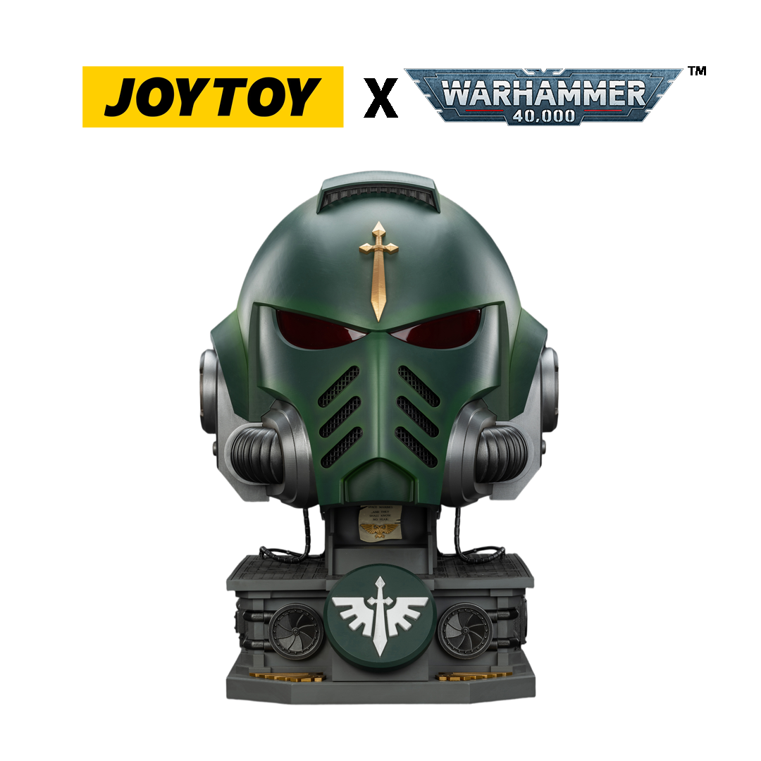 JoyToy Warhammer 40,000: Dark Angels Mk X Helmet and Display Stand (1:1 Scale)