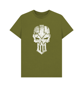 Moss Green Iron Warriors Battleworn Insignia T Shirt