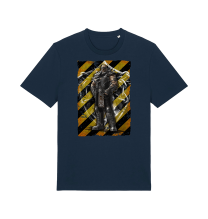 French Navy Printed T-shirt Front