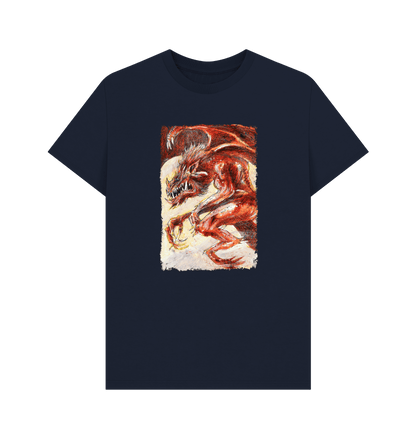 Navy Blue GRIMDARK - Chaos Furie T Shirt