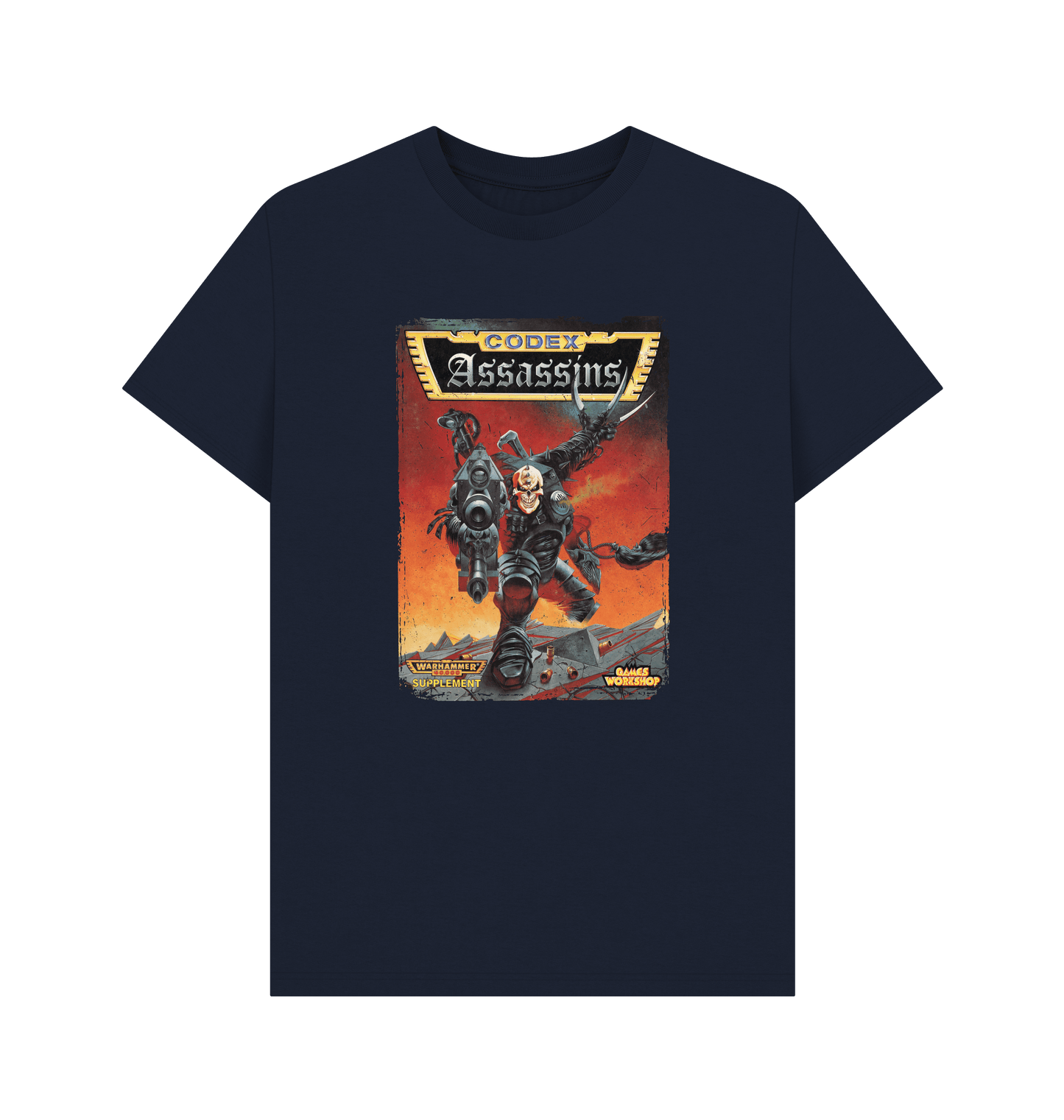 Navy Blue Warhammer 40,000 2nd Edition: Codex Assassins T Shirt