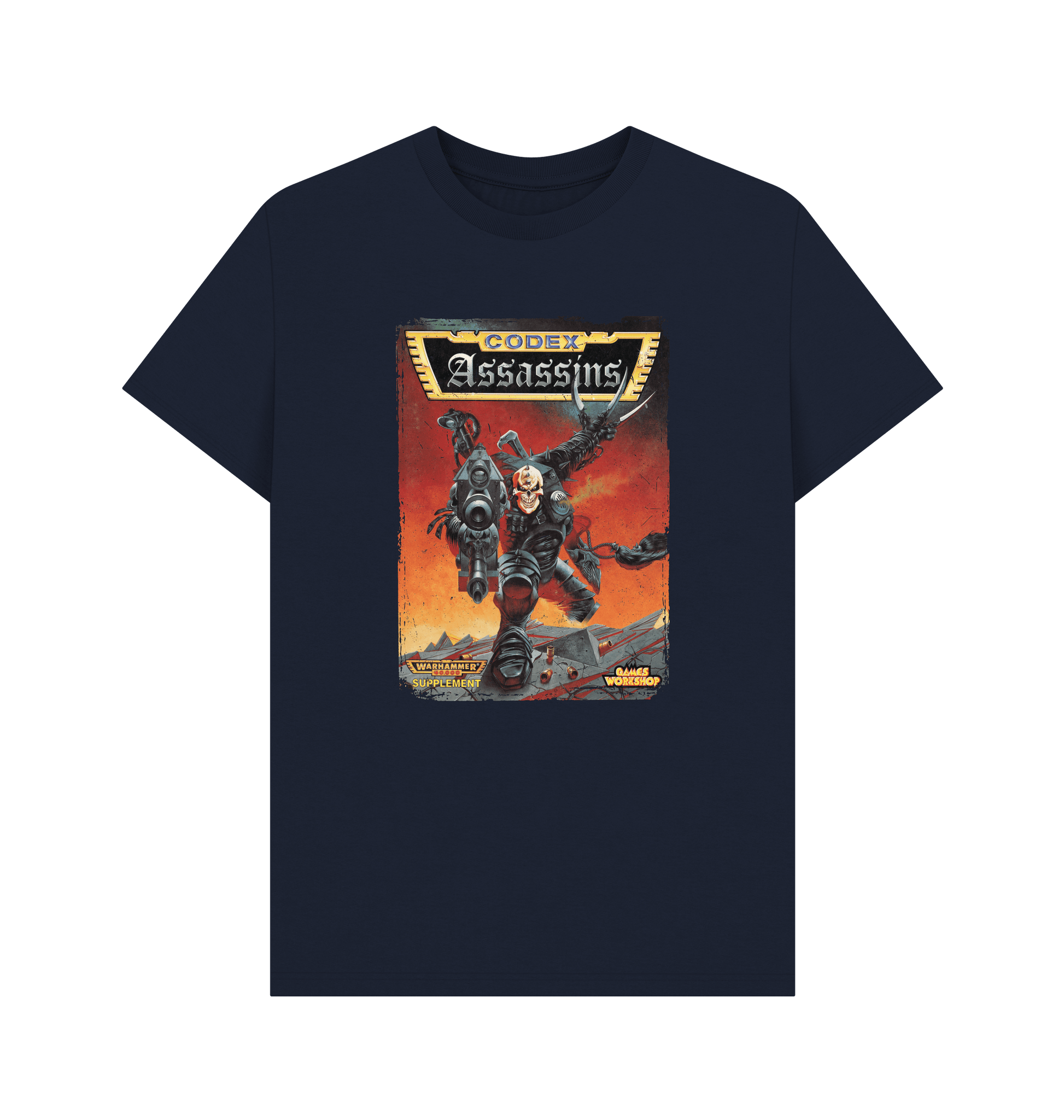 Navy Blue Warhammer 40,000 2nd Edition: Codex Assassins T Shirt