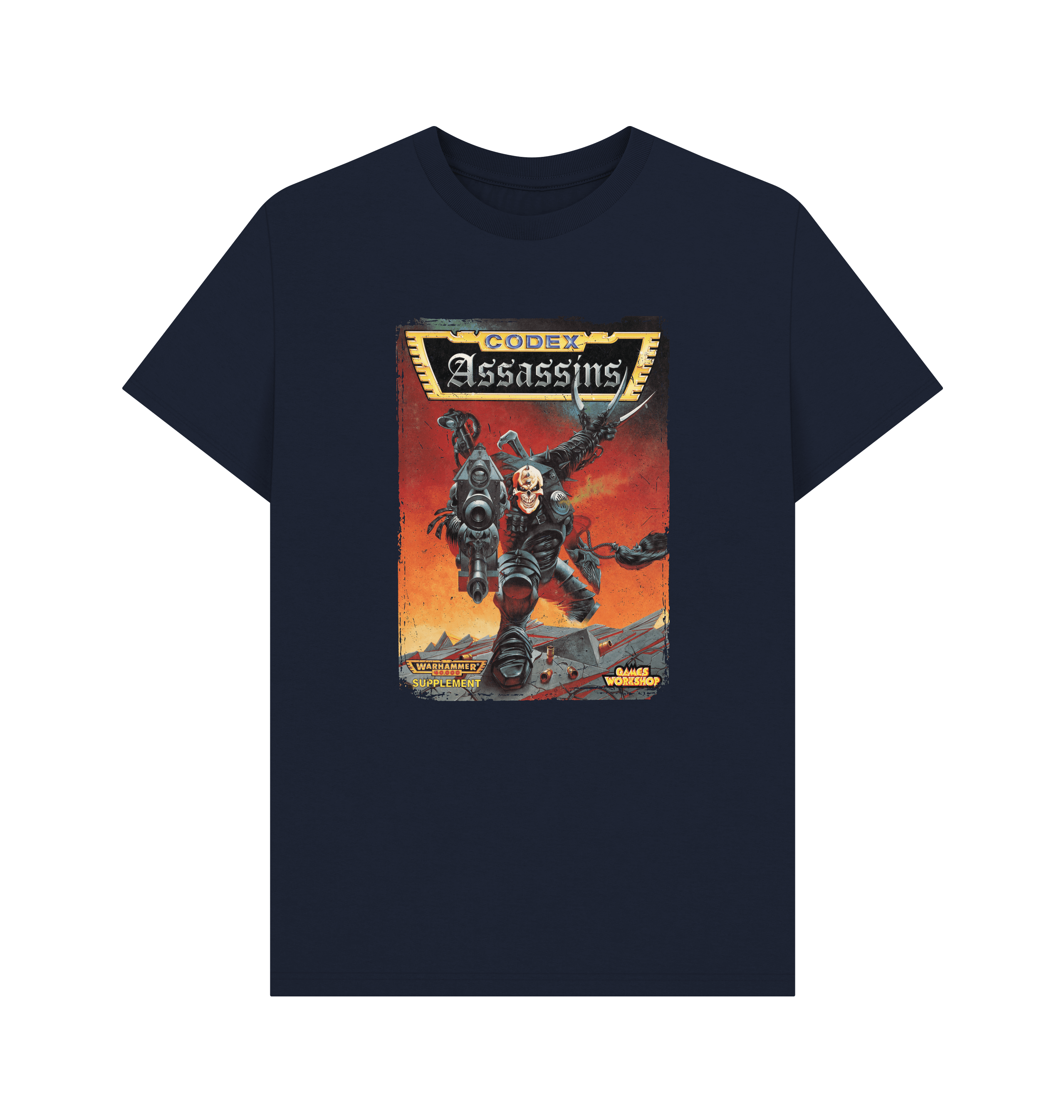 Navy Blue Warhammer 40,000 2nd Edition: Codex Assassins T Shirt