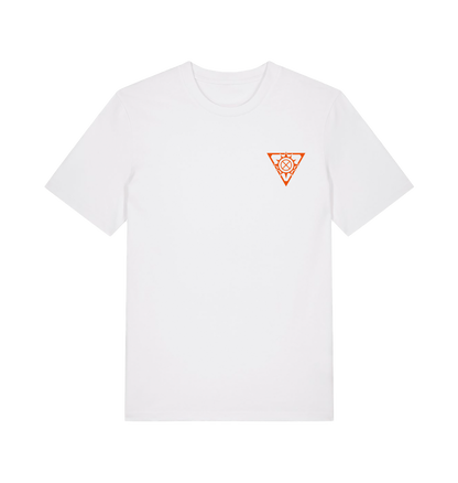 White Printed T-shirt Front