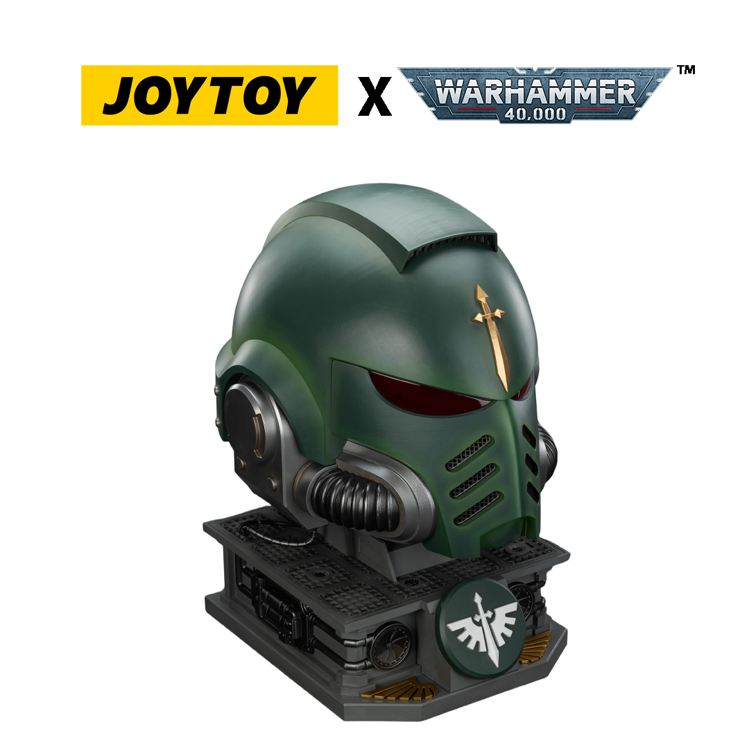 JoyToy Warhammer 40,000: Dark Angels Mk X Helmet and Display Stand (1:1 Scale) Preorder