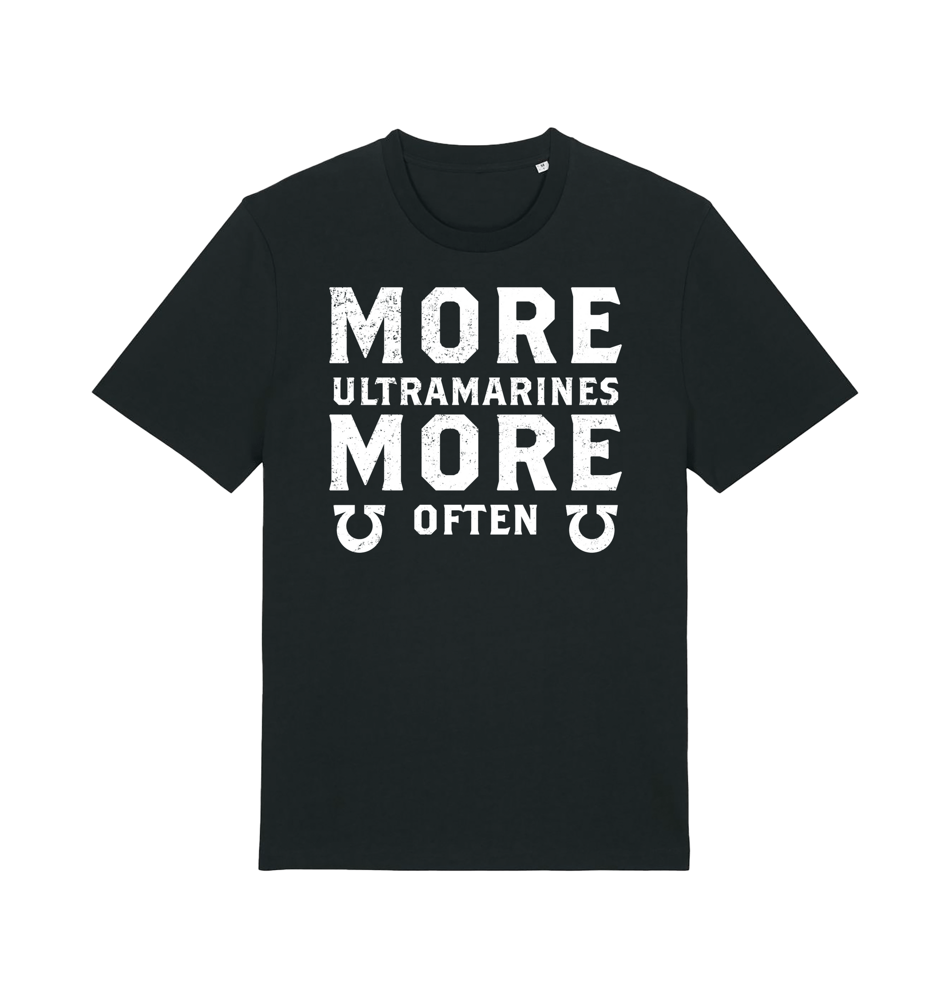 Black Printed T-shirt Front