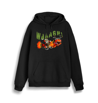 Black Premium Red Gobbo Waaagh! Black Hoodie