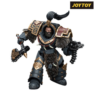 JoyToy Warhammer The Horus Heresy Action Figure - Space Wolves Varagyr Wolf Guard Squad Varagyr Thegn (1/18 Scale) Preorder