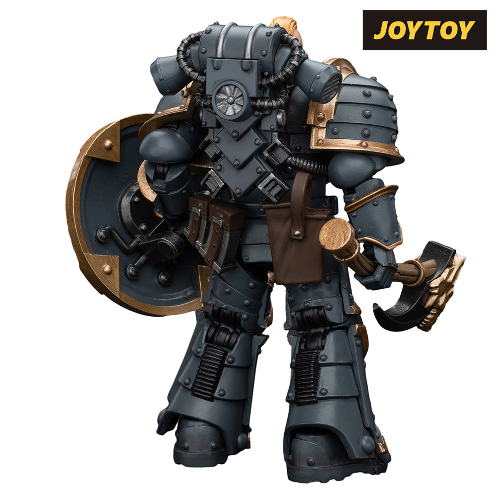 JoyToy Warhammer The Horus Heresy Action Figure - Space Wolves Grey Slayer Pack, Grey Slayer 1 (1/18 Scale) Preorder