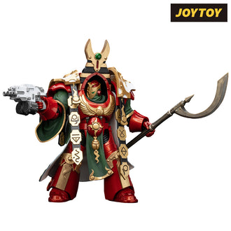 JoyToy Warhammer The Horus Heresy Action Figure - Thousand Sons, Legion Praetor in Cataphractii Terminator Armour (1/18 Scale) Preorder