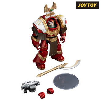 JoyToy Warhammer The Horus Heresy Action Figure - Thousand Sons, Sekhmet Terminator Cabal, Sekhmet with Combi-Melta and Achea Force Weapon (1/18 Scale) Preorder