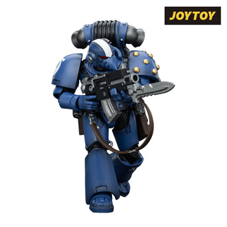 JoyToy Warhammer The Horus Heresy Action Figure - Ultramarines, Legion MkVI Tactical Squad, Sergeant with Plasma Pistol and Power Sword (1/18 Scale) Preorder