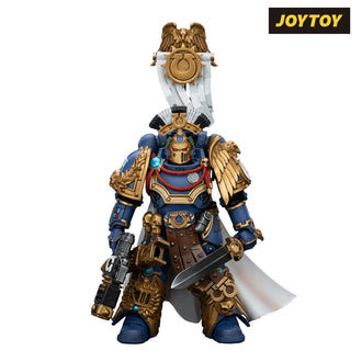 JoyToy Warhammer The Horus Heresy Action Figure - Ultramarines, Legion Praetor with Power Sword and Volkite Serpenta (1/18 Scale) Preorder