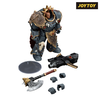 JoyToy Warhammer The Horus Heresy Action Figure - Space Wolves, Hvarl Red-Blade (1/18 Scale)