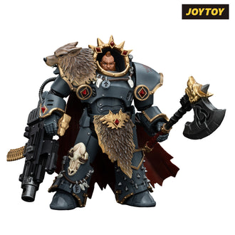 JoyToy Warhammer The Horus Heresy Action Figure - Space Wolves, Hvarl Red-Blade (1/18 Scale)