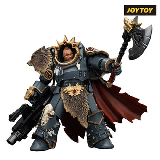 JoyToy Warhammer The Horus Heresy Action Figure - Space Wolves, Hvarl Red-Blade (1/18 Scale)