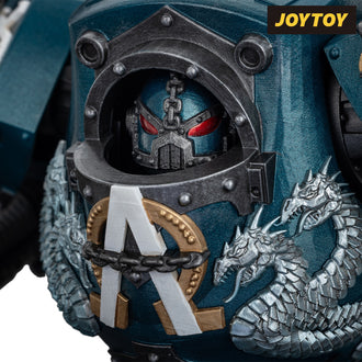 JoyToy Warhammer The Horus Heresy Action Figure - Alpha Legion, Contemptor Dreadnought with Gravis Plasma Cannon (1/18 Scale) Preorder