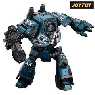 JoyToy Warhammer The Horus Heresy Action Figure - Alpha Legion, Contemptor Dreadnought with Gravis Plasma Cannon (1/18 Scale) Preorder