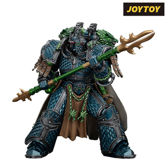 JoyToy Warhammer The Horus Heresy Action Figure - Alpha Legion, Alpharius, Primarch of the XXth Legion (1/18 Scale) & Exclusive T Shirt Preorder