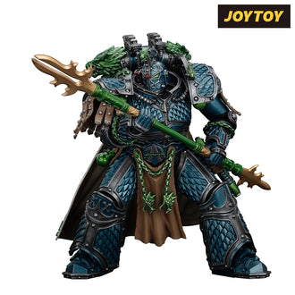 JoyToy Warhammer The Horus Heresy Action Figure - Alpha Legion, Alpharius, Primarch of the XXth Legion (1/18 Scale) & Exclusive T Shirt Preorder