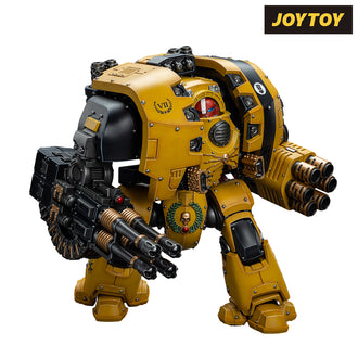 JoyToy Warhammer The Horus Heresy Action Figure - Imperial Fists, Leviathan Dreadnought with Cyclonic Melta Lance and Storm Cannon (1/18 Scale) Preorder