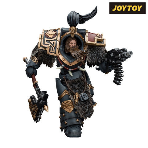 JoyToy Warhammer 40k The Horus Heresy Space Wolves - Action figure da collezione in scala 1:18: Space Wolves Varagyr Wolf Guard Squad Varagyr Terminator 3 JoyToy Warhammer 40k The Horus Heresy Space Wolves - Action figure da collezione in scala 1:18: Space Wolves Varagyr Wolf Guard Squad Varagyr Terminator 3