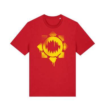 Red Printed T-shirt Front