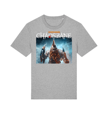 Heather Grey Printed T-shirt Front