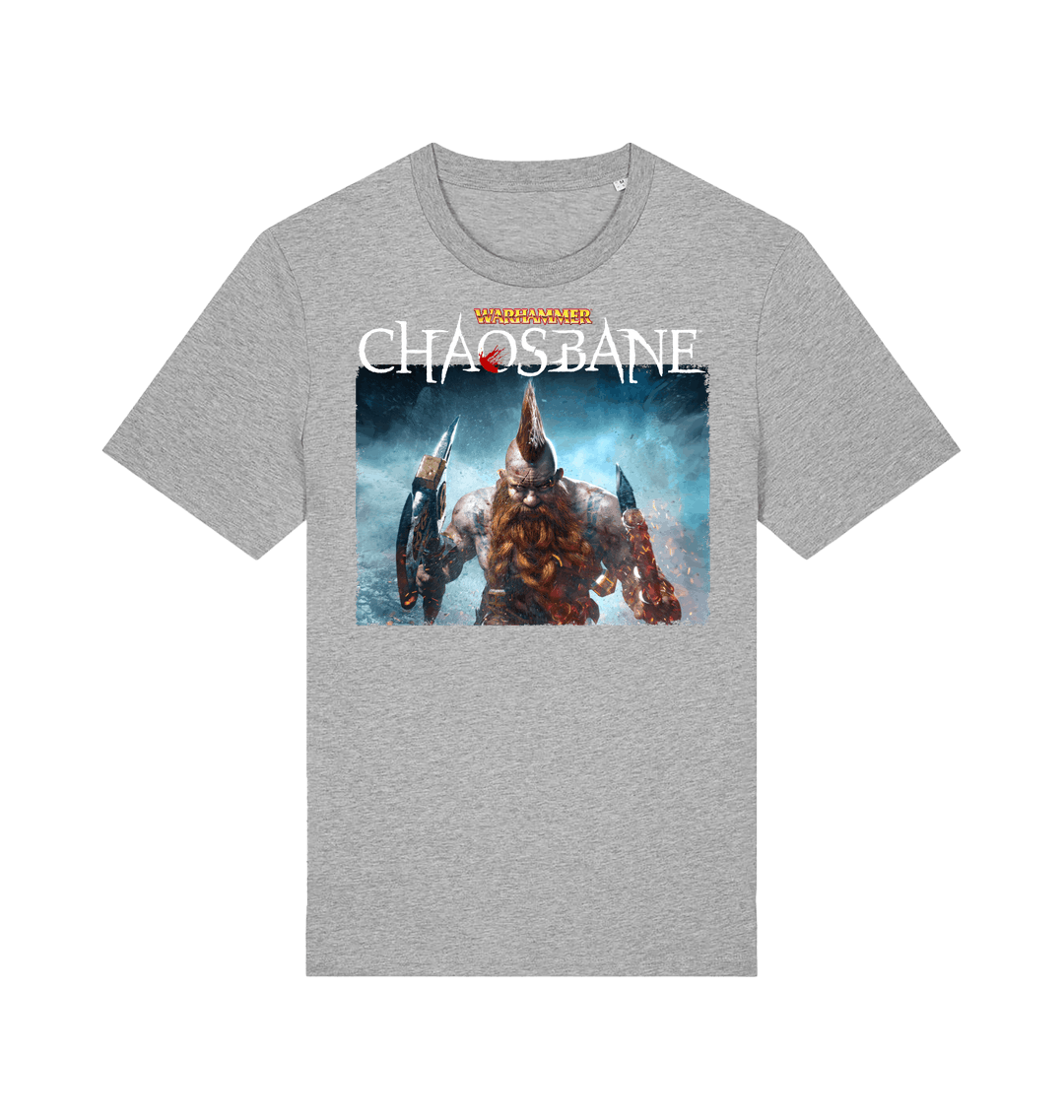 Heather Grey Printed T-shirt Front