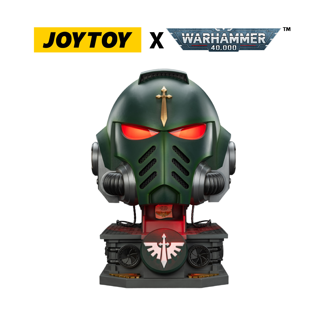 JoyToy Warhammer 40,000: Dark Angels Mk X Helmet and Display Stand (1:1 Scale)