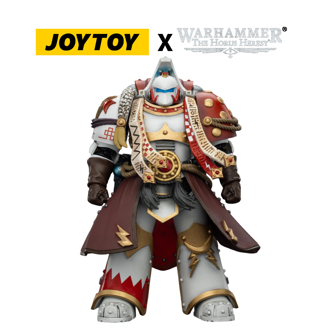 JOYTOY Warhammer The Horus Heresy Action Figure - White Scars, Stormseer Consul with Force Staff and Bolt Pistol (1/18 Scale) Preorder