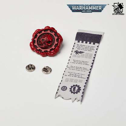 Starforged Warhammer 40,000 Adeptus Mechanicus Purity Seal Brooch