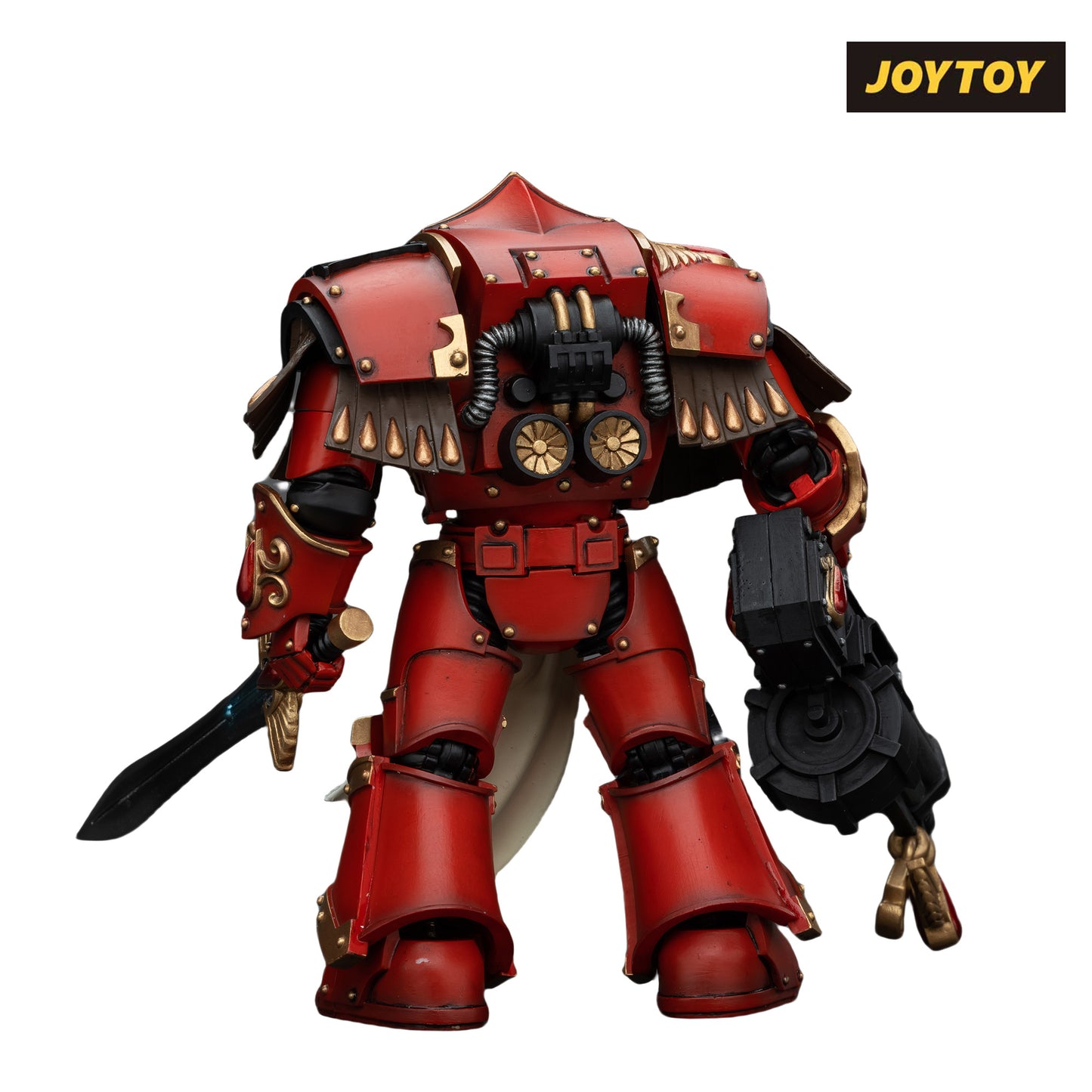 JoyToy Warhammer The Horus Heresy Action Figure - Blood Angels, Crimson Paladin with Iliastus Assault Cannon (1/18 Scale)