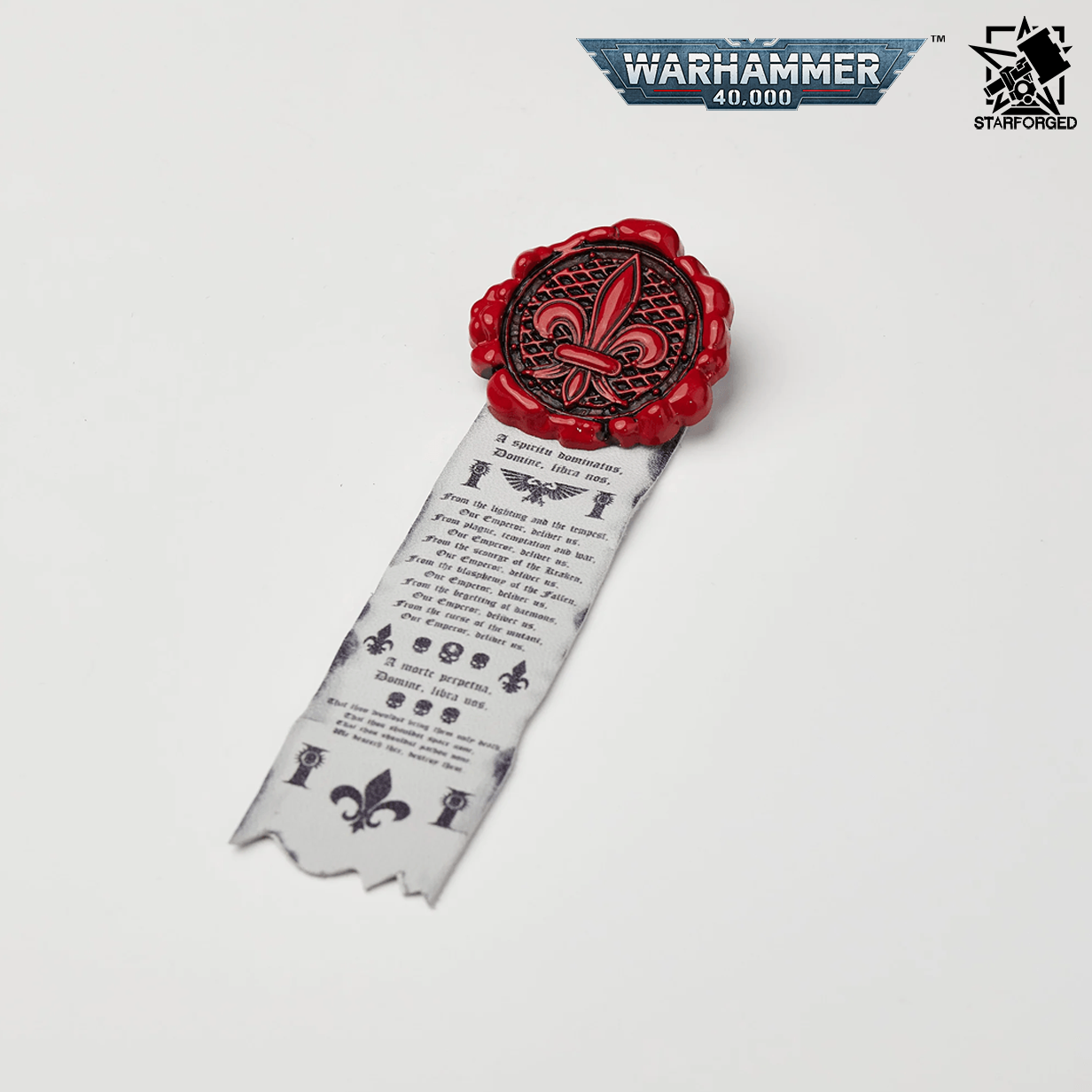 Starforged Warhammer 40,000 Adepta Sororitas Purity Seal Brooch