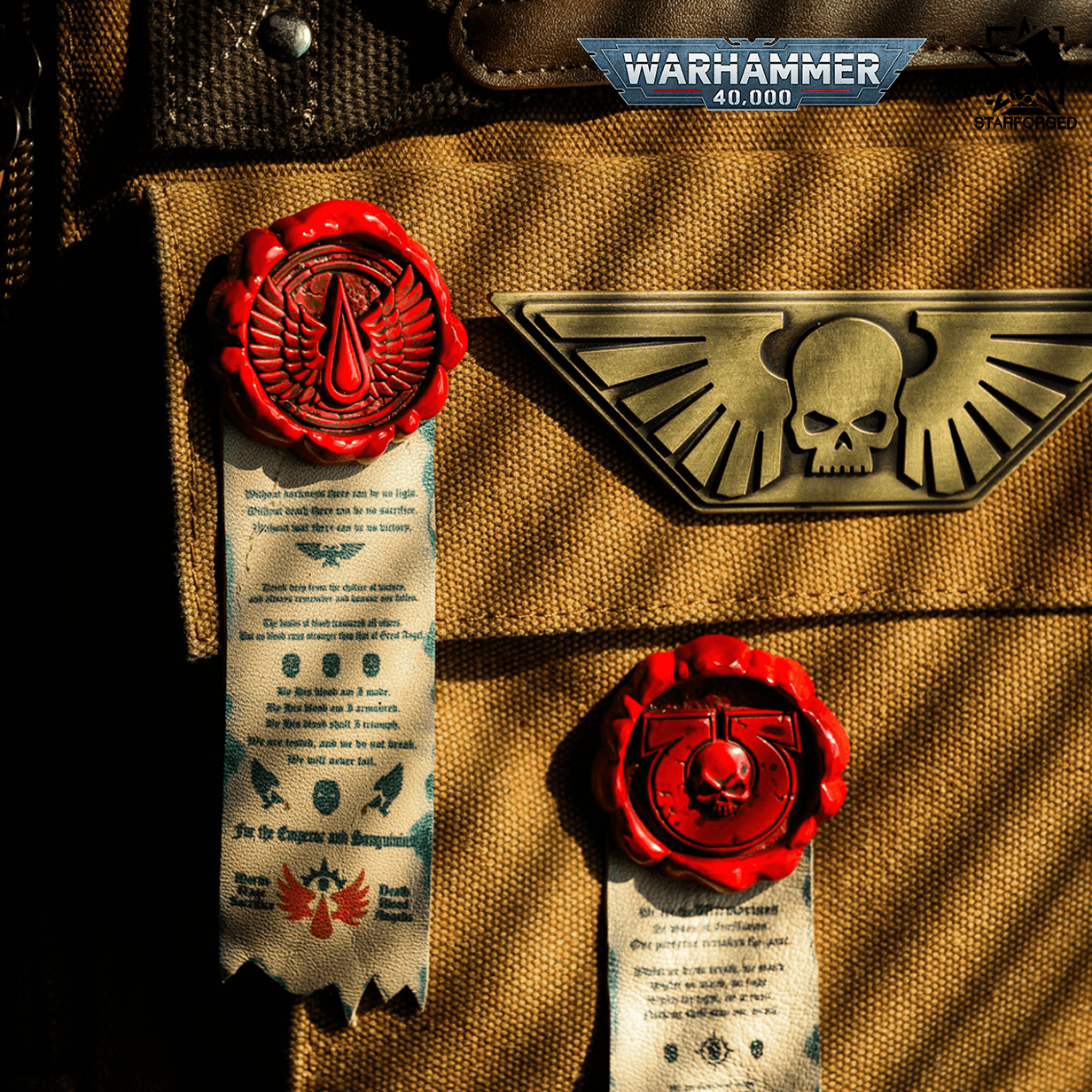 Starforged Warhammer 40,000 Blood Angels Purity Seal Brooch