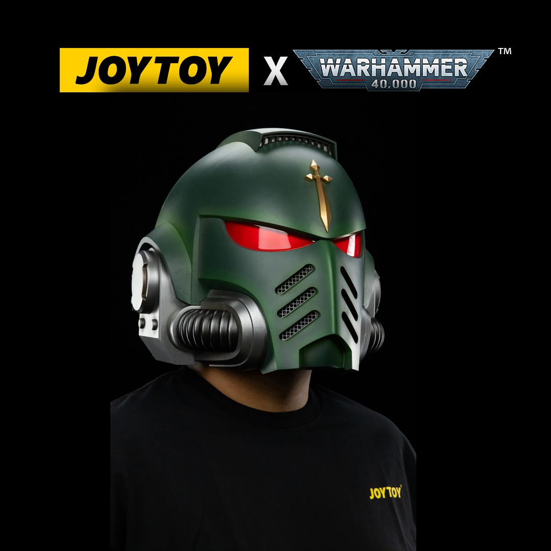 JoyToy Warhammer 40,000: Dark Angels Mk X Helmet and Display Stand (1:1 Scale)