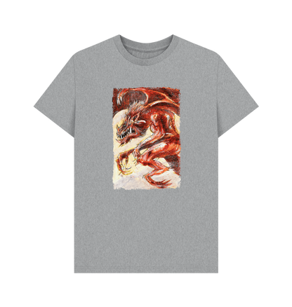 Athletic Grey GRIMDARK - Chaos Furie T Shirt