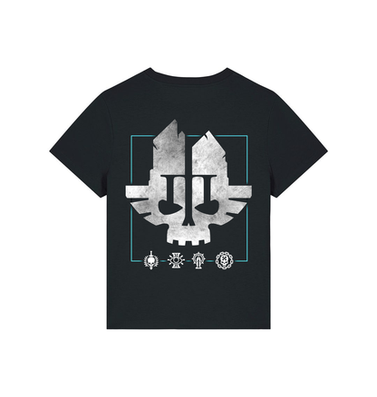 Black Printed T-shirt Back