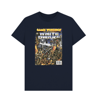 Navy Blue White Dwarf Issue 135 T Shirt