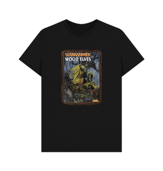 Black Warhammer Fantasy Battle 6th Edition - Wood Elves T Shirt