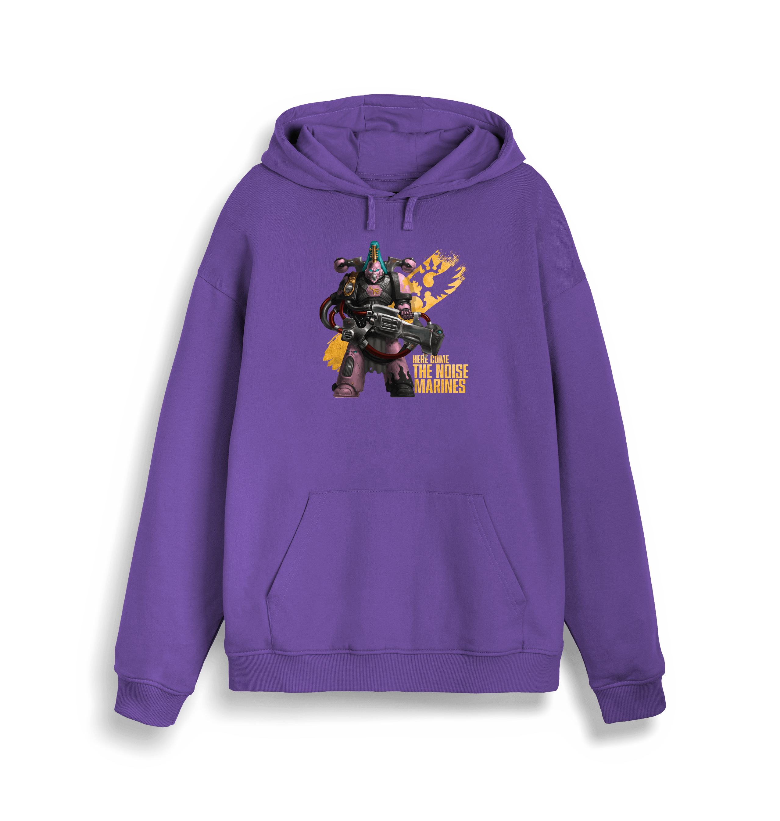 Purple Love Printed Sweater Front