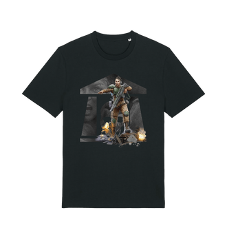 Black Printed T-shirt