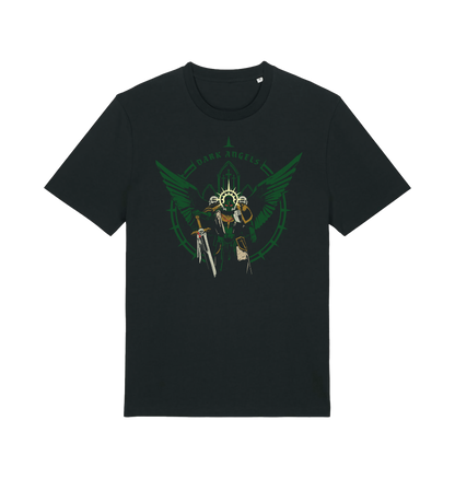 Black Printed T-shirt Front