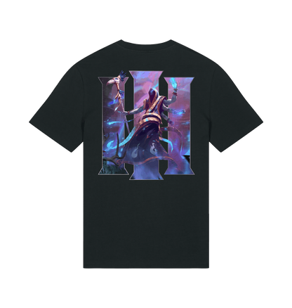 Black Printed T-shirt Back