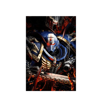 Unframed Warhammer 40,000: Space Marine 2 Lieutenant Titus Poster