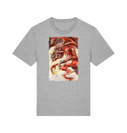 Heather Grey Printed T-shirt