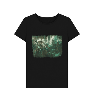 Black Necrons Skorpekh Lord Design Fitted T Shirt